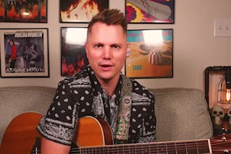 teach you a beginning to high level guitar or bass lesson