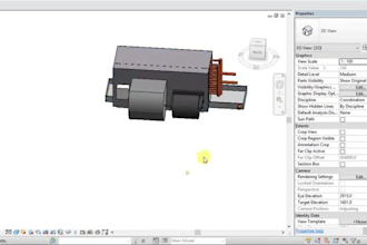create revit parametric families of mechanical categories with dynamic features