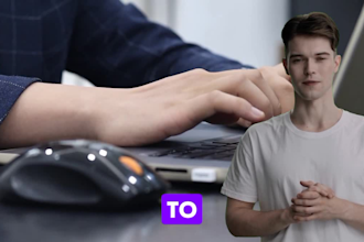 creat text to video with high quality ai spokesperson