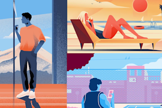 create beautiful animation website and social media