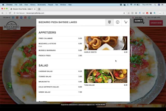 build website, ordering system, app, scan qr for restaurants
