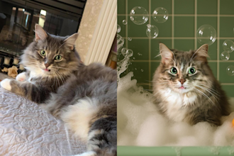 do a custom pet portrait, dog portrait, cat portrait