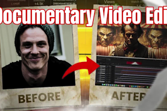 craft high quality youtube documentary and true crime video edits