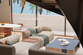 do interior virtual renovation virtual furniture home staging real estate render