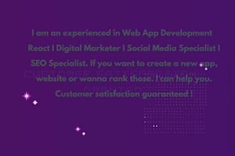 create responsive websites in html css javascript react animation