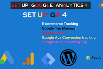setup google analytics 4, ga4 ecommerce tracking with GTM
