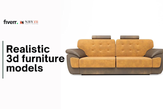 do 3d furniture design and modeling