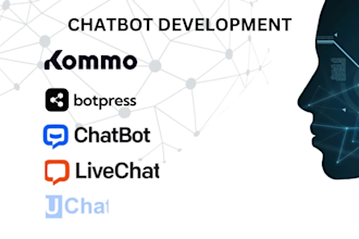 do livechat chatbot com kommo landbot uchat tawk to botpress voiceflow chatfuel