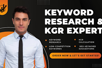 find SEO keywords using kgr to boost your ranking