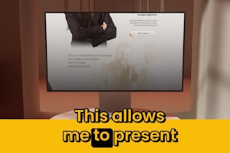create a killer webflow website with 3d animations