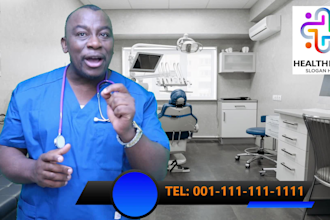 be your medical spokesperson in scrubs
