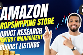 setup amazon dropshipping store amazon fba product research inventory management