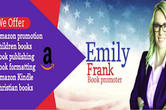 do amazon book promotionchristian book kindle and video trailer