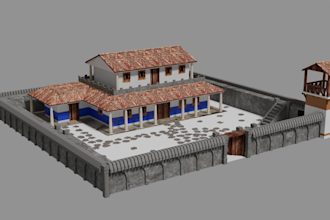 do your 3d buildings for your game
