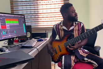be your professional gospel session bass player