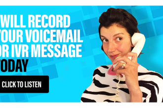 record british female telephone IVR or voicemail greeting today