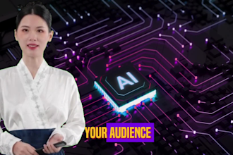 create ai spokesperson video with human avatar in any language
