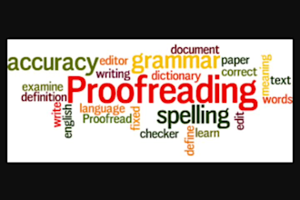 professionally proofread and edit, 5000 words in 24 hours