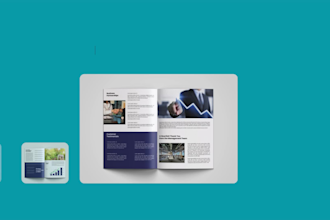do amazing company profile, employee handbook, annual report
