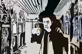 make a unique 2d rotoscope animation for your music video