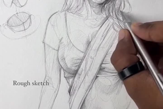 realistic pencil portrait transform your photo in 24 hours