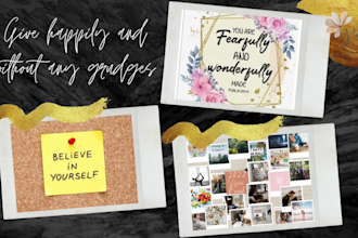 create and design digital, printable cards, wallpapers, posts and books