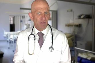 be be your male medical spokesperson in a lab coat