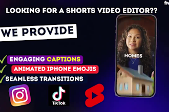 edit tiktok videos, instagram reels and you tube shorts