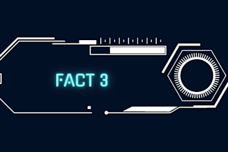create facts videos with english voice over