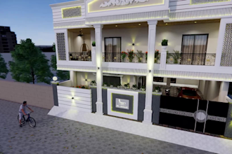 create professional 2d building plan and 3d elevation design