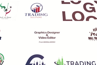 design forex, crypto and trading logo for your business