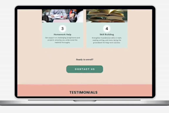 design modern responsive school website with lms, admission, student portal