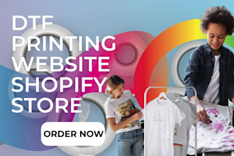 develop dtf printing website dtf shopify store premium dtf shopify dtf marketing