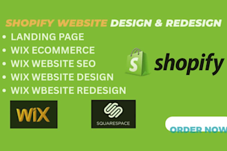 do shopify design, redesign your shopify store, and help as your shopify expert