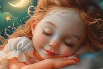 create lullaby baby sleep music video for youtube channel with SEO