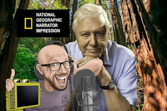 record a sir david attenborough impression