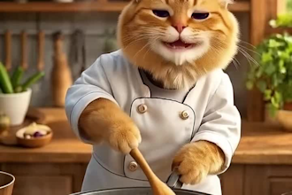 create viral ai cat shorts for tiktok, reels and youtube