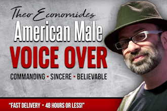 record a deep us male audiobook narration