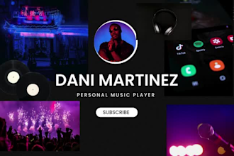 design spotify banner and cover  for your music profile