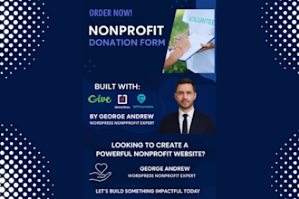 build nonprofit, charity, ngo, and 501c3 websites with website donation forms