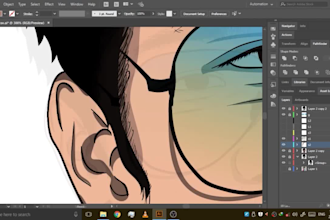 make vector portrait of anything
