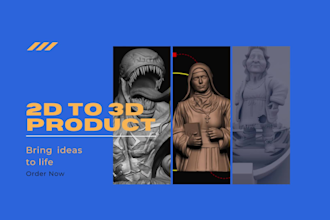 design any  3d model for 3d printing stl file using zbrush