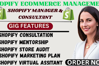 be your ecommerce shopify marketing coach, mentor and consultant