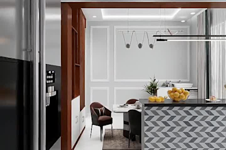 design modular kitchen with details