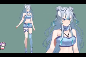 design and rig live2d vtuber model, 2d vtuber commission,live2d streaming avatar