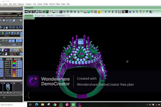 do any types of 3d cad jewelry design and render it