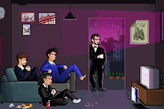 design pixel art overlay animation for twitch and stream