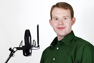 record a professional american male voice over narration