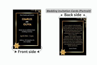 design a creative digital invitation card for any occasion