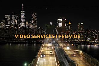 do cinematic brand commercial video, facebook ad creative video